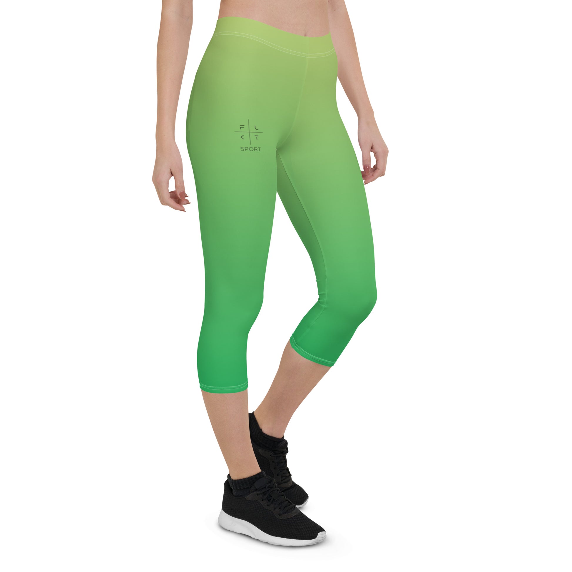 Jungle Hue FLAKOUT Sport Women's Capri Leggings - FLAKOUT