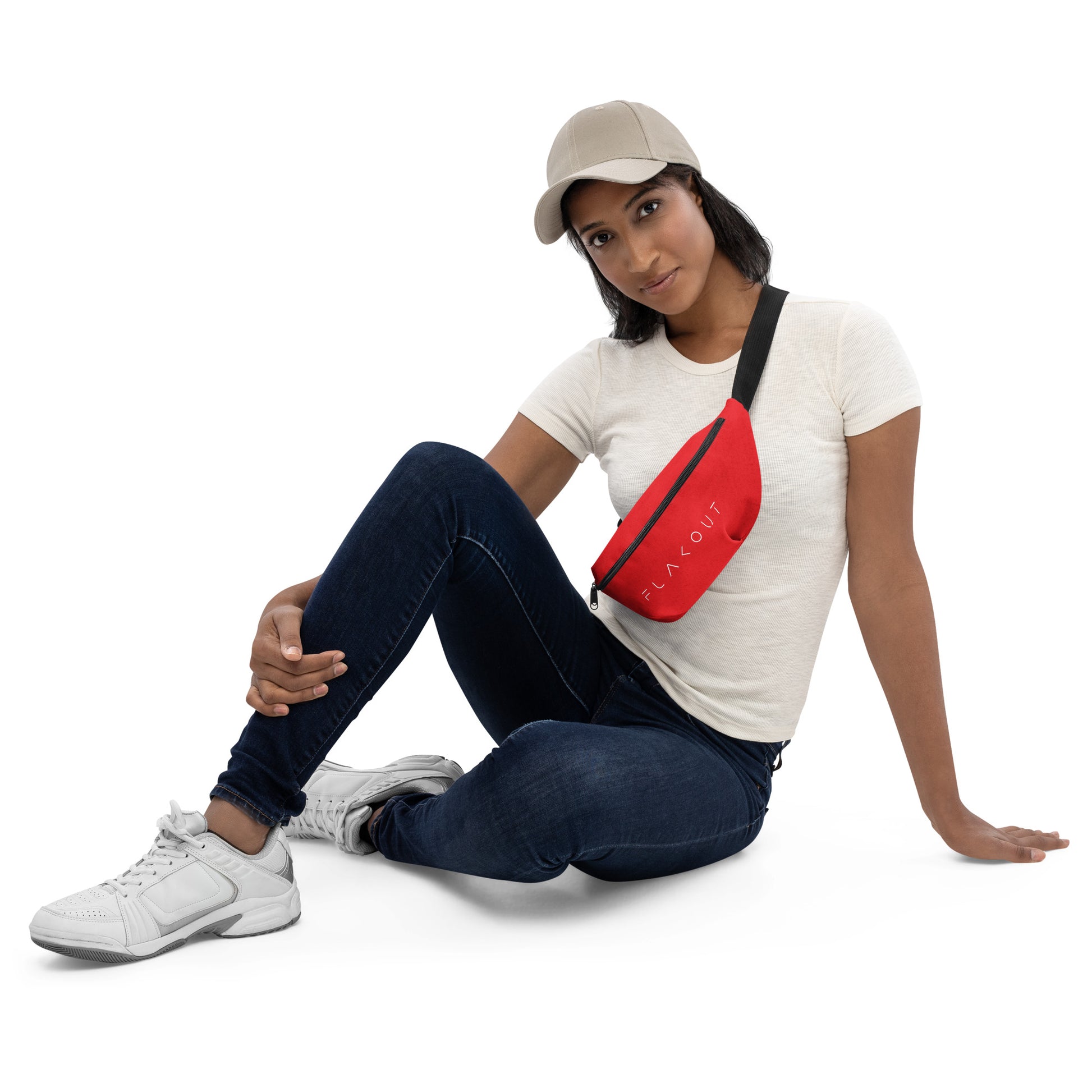 Unisex Water-resistant Fanny Pack - Red - FLAKOUT