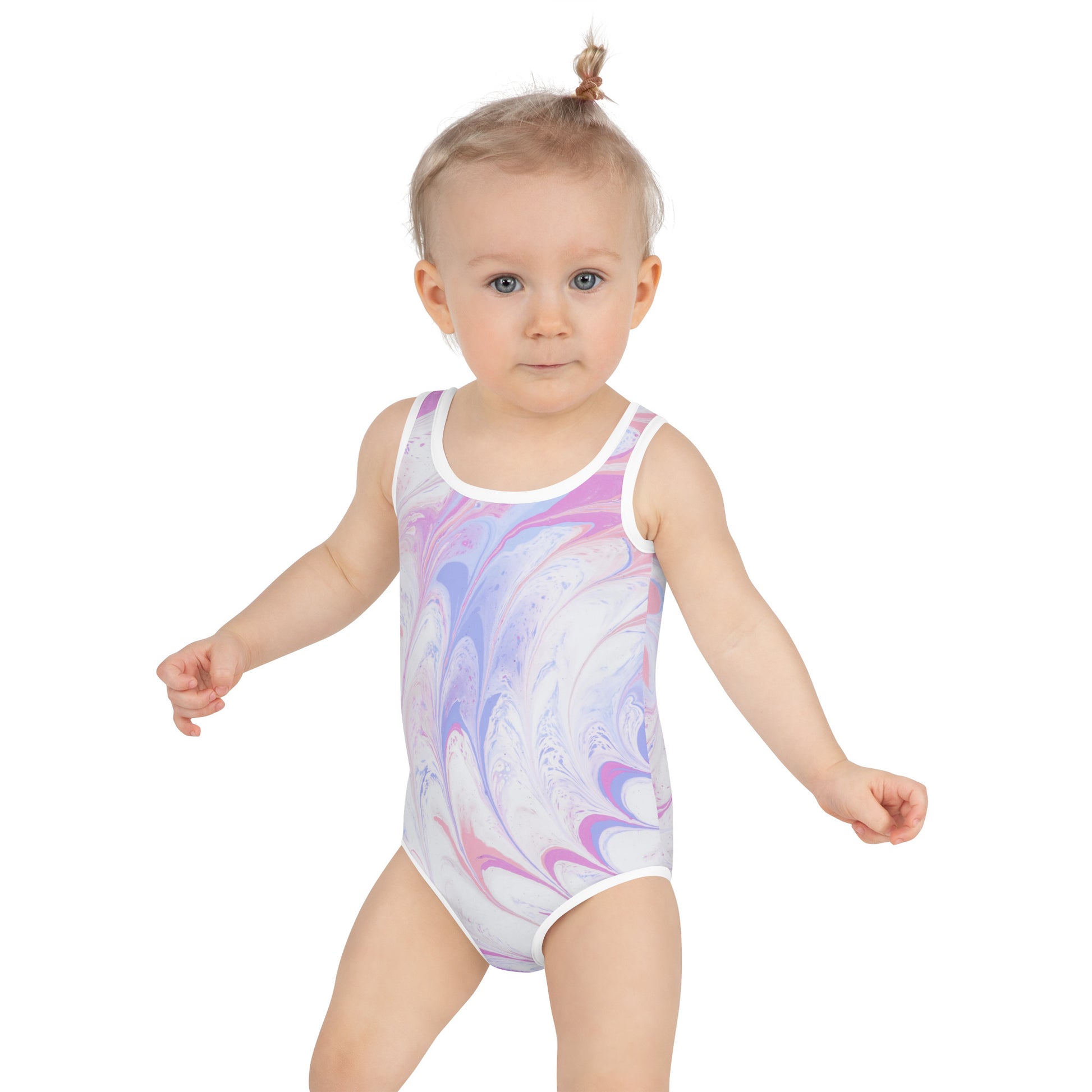 Fluid Colors Flair Girl's Swimsuit - FLAKOUT