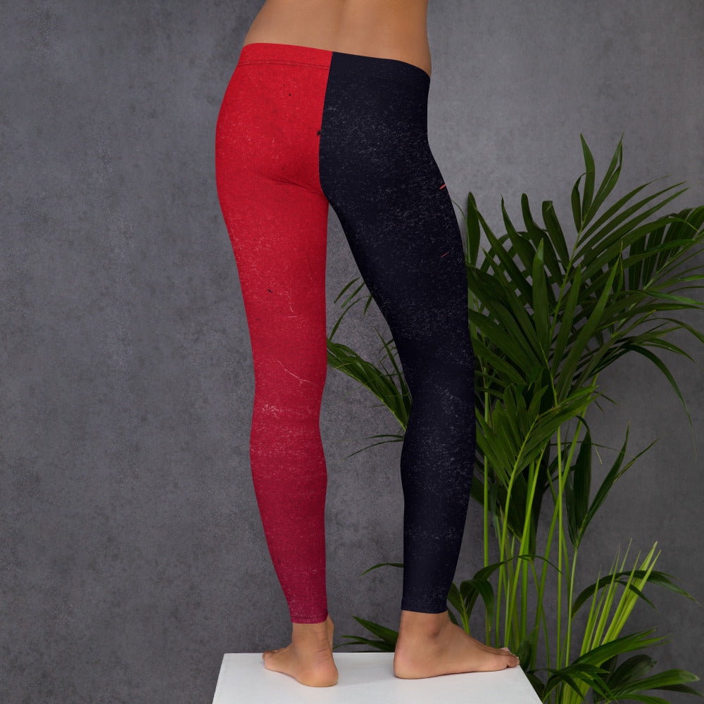 Leggings Red Black Crush - FLAKOUT