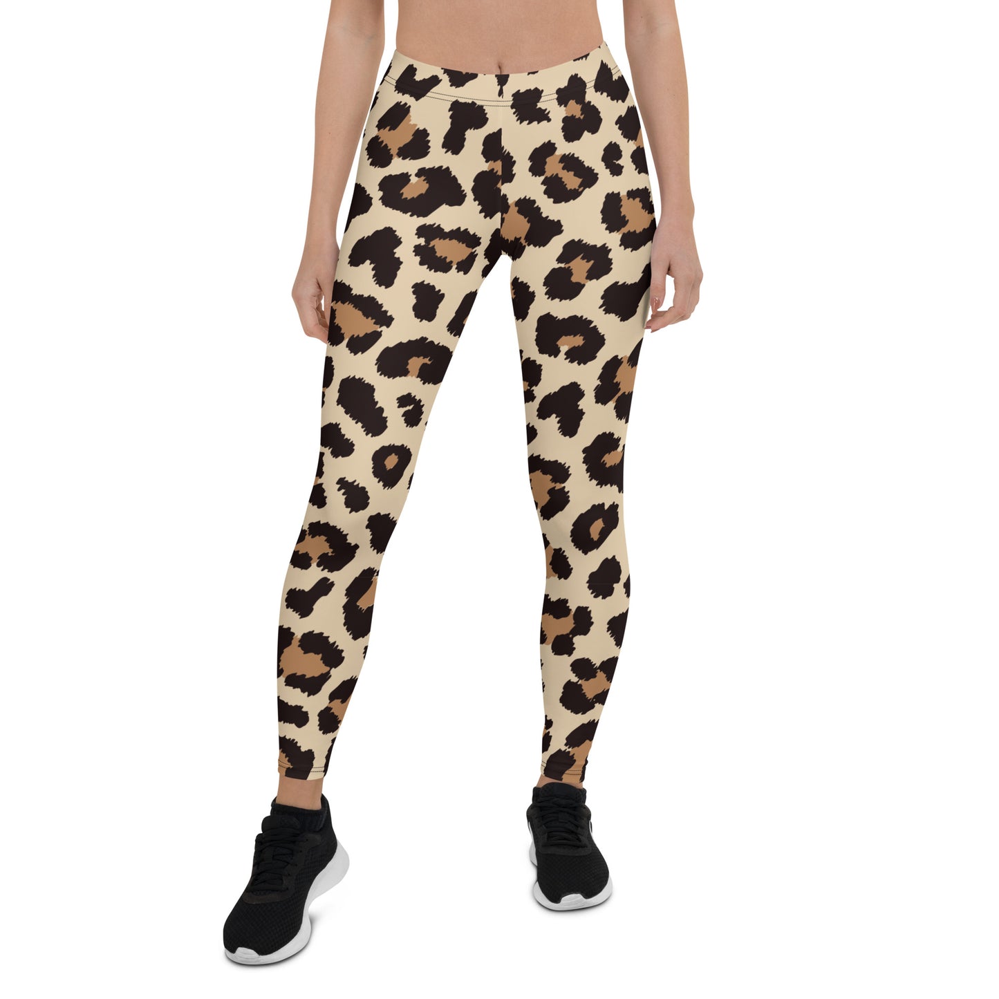 Leopar Chic Feline Women's Leggings - FLAKOUT