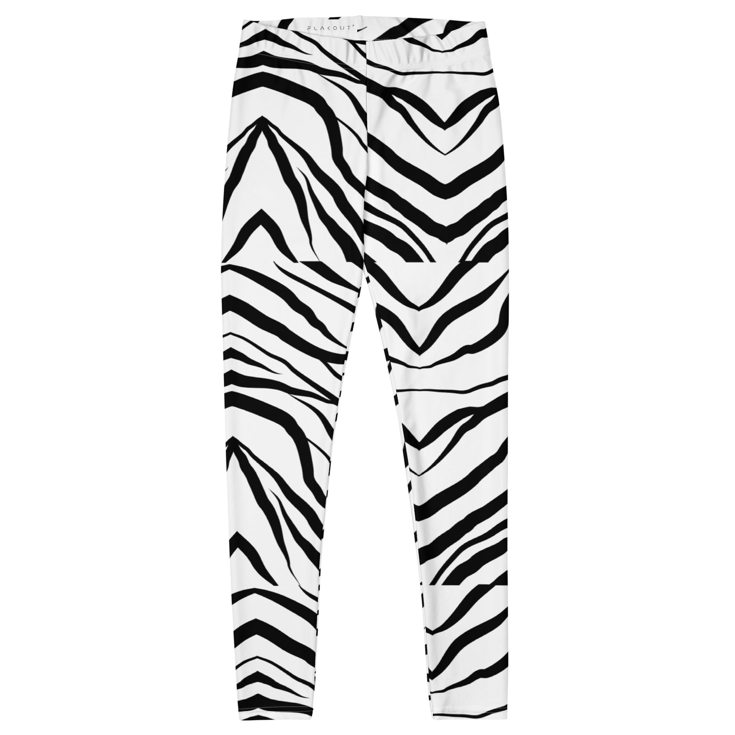 Striped Zebra Vibrance Women's Leggings - FLAKOUT