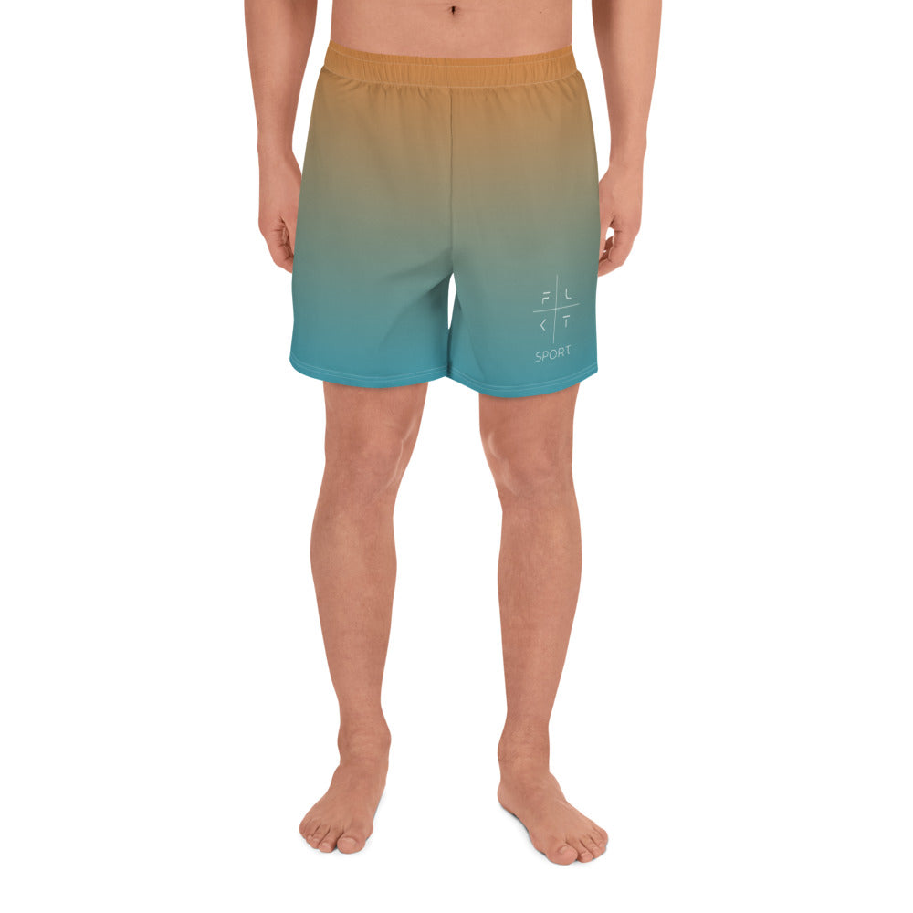 FLAKOUT Sport Peachy Keen Men's Recycled Athletic Shorts - FLAKOUT