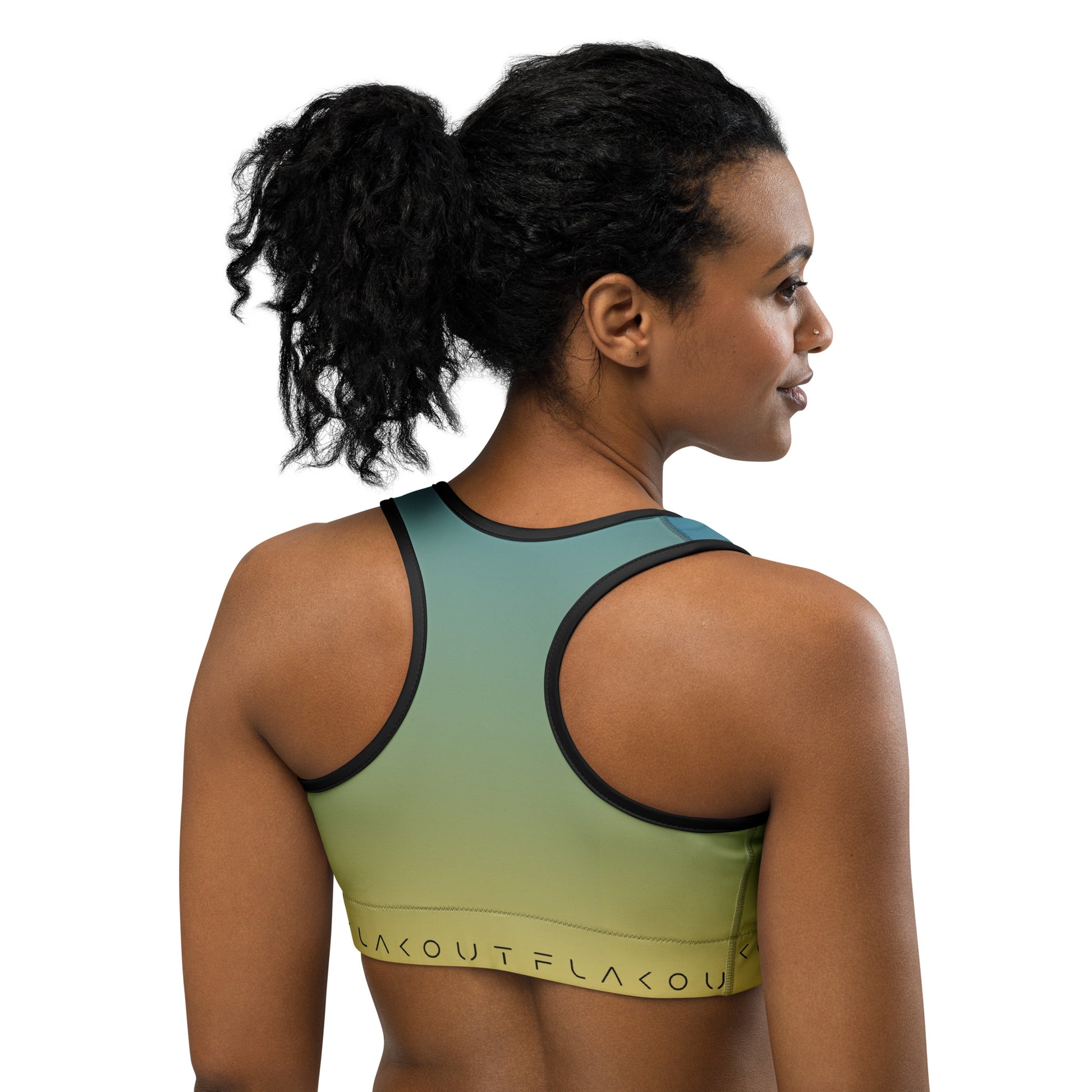 Oceanic Dawn Women's Sports Performance Bra - FLAKOUT