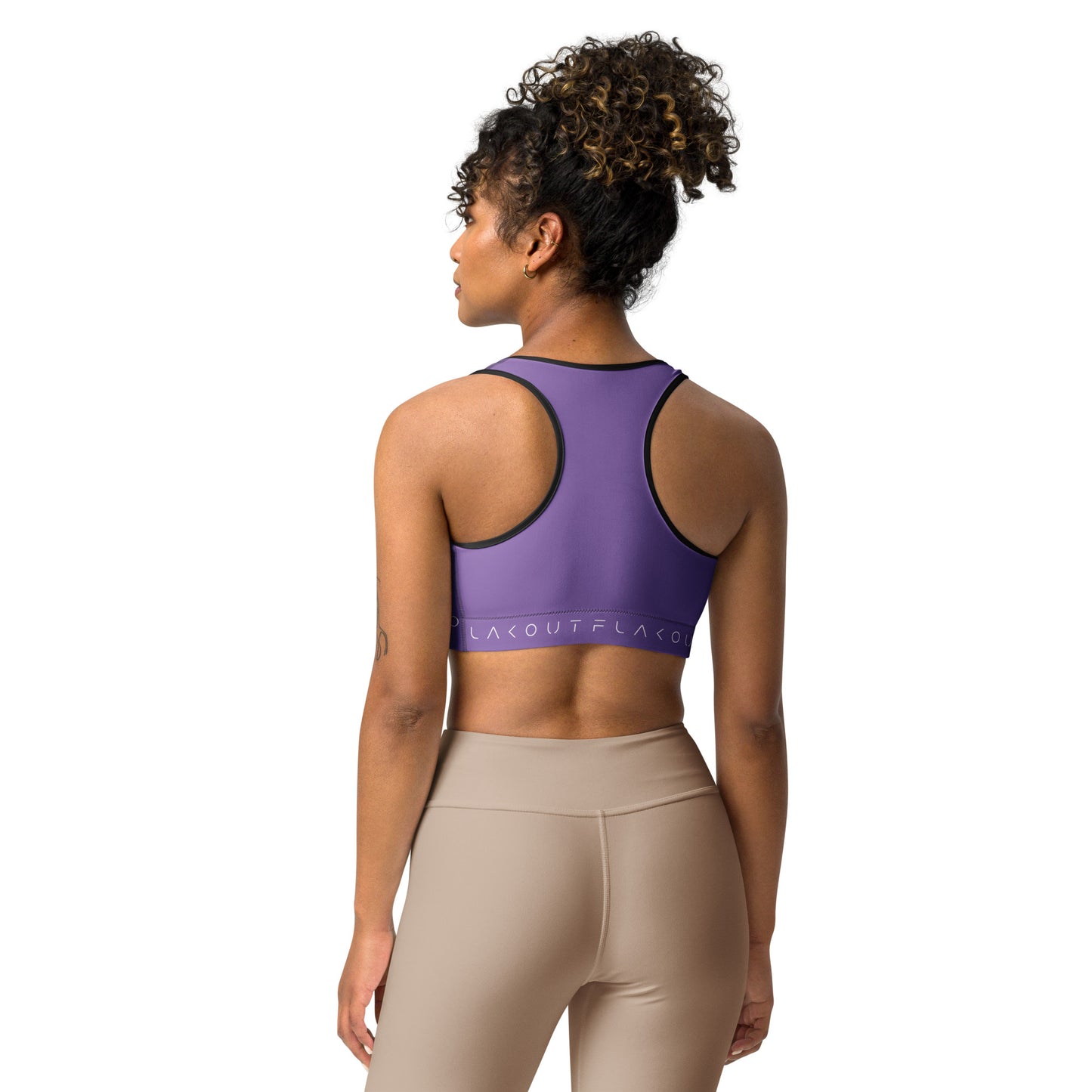 Lavender Ensemble Women's Sports Performance Bra - FLAKOUT