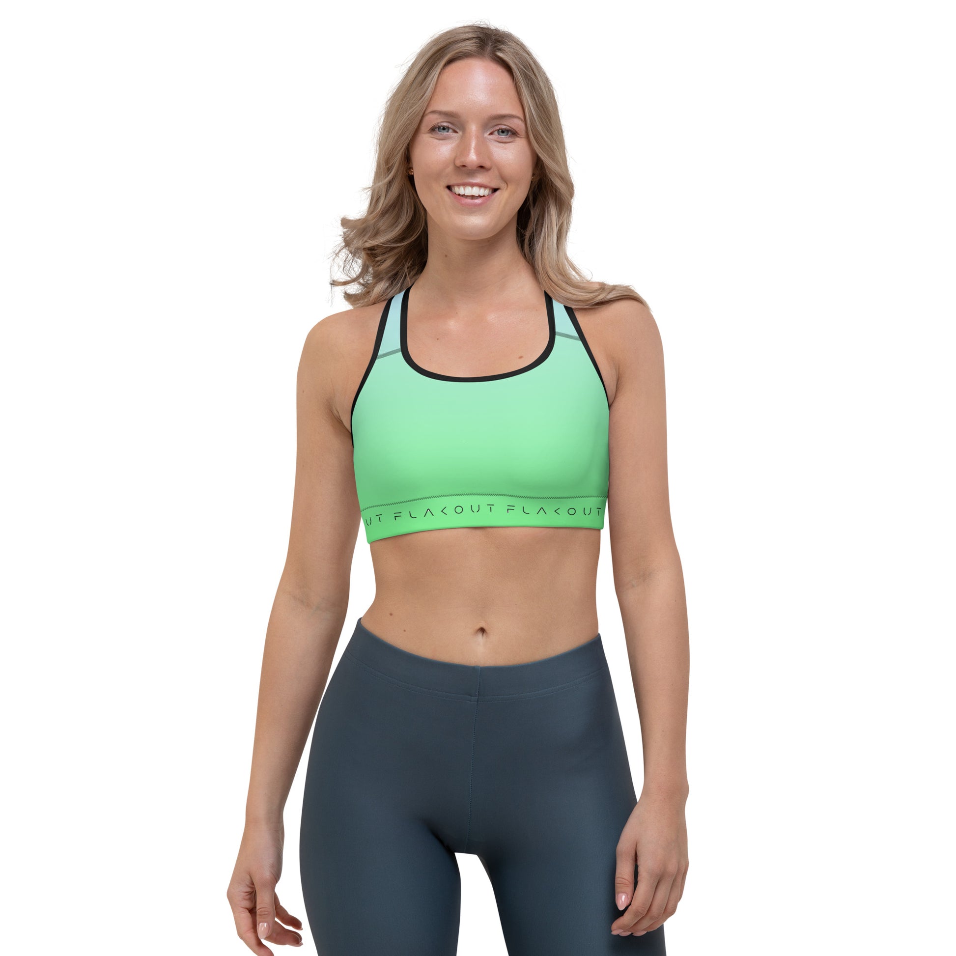 Zephyr Ensemble Women's Sports Performance Bra - FLAKOUT