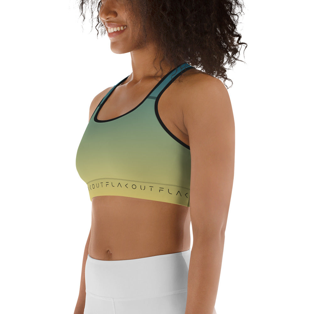 Oceanic Dawn Women's Sports Performance Bra - FLAKOUT