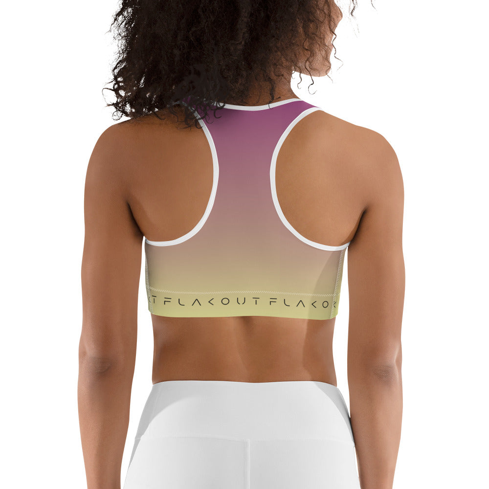 Midnight Symphony Women's Sports Performance Bra - FLAKOUT