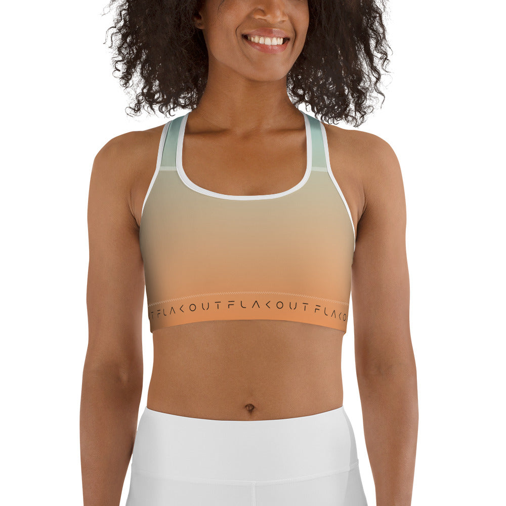 Topaz Sky Women's Sports Performance Bra - FLAKOUT