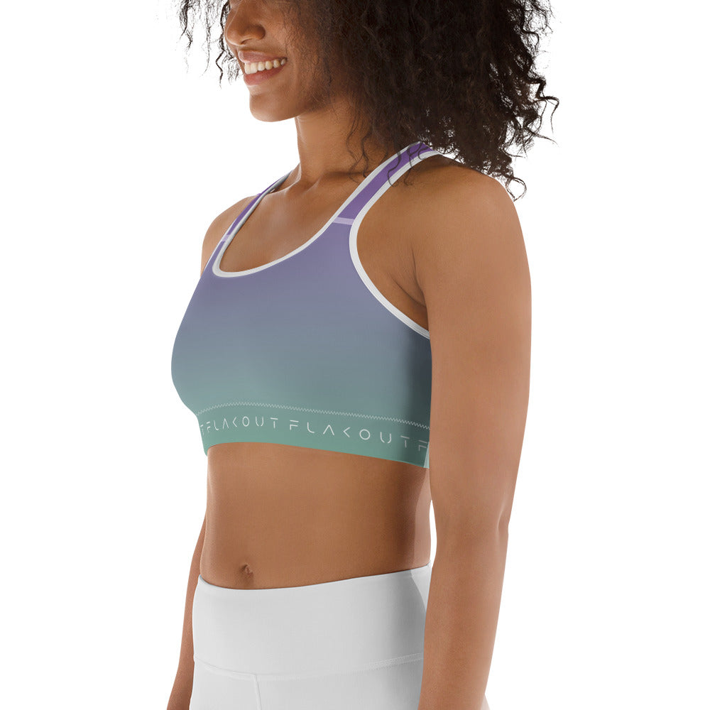 Lavender Lullaby Women's Sports Performance Bra - FLAKOUT