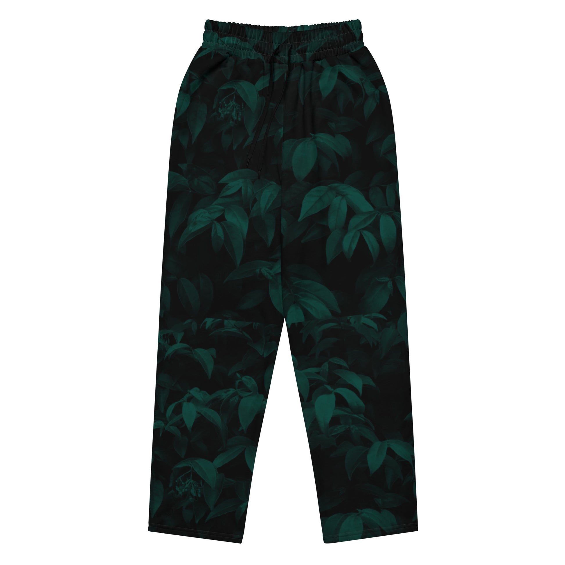 Leafy Oasis Women's Wide-leg Recycled Joggers - FLAKOUT