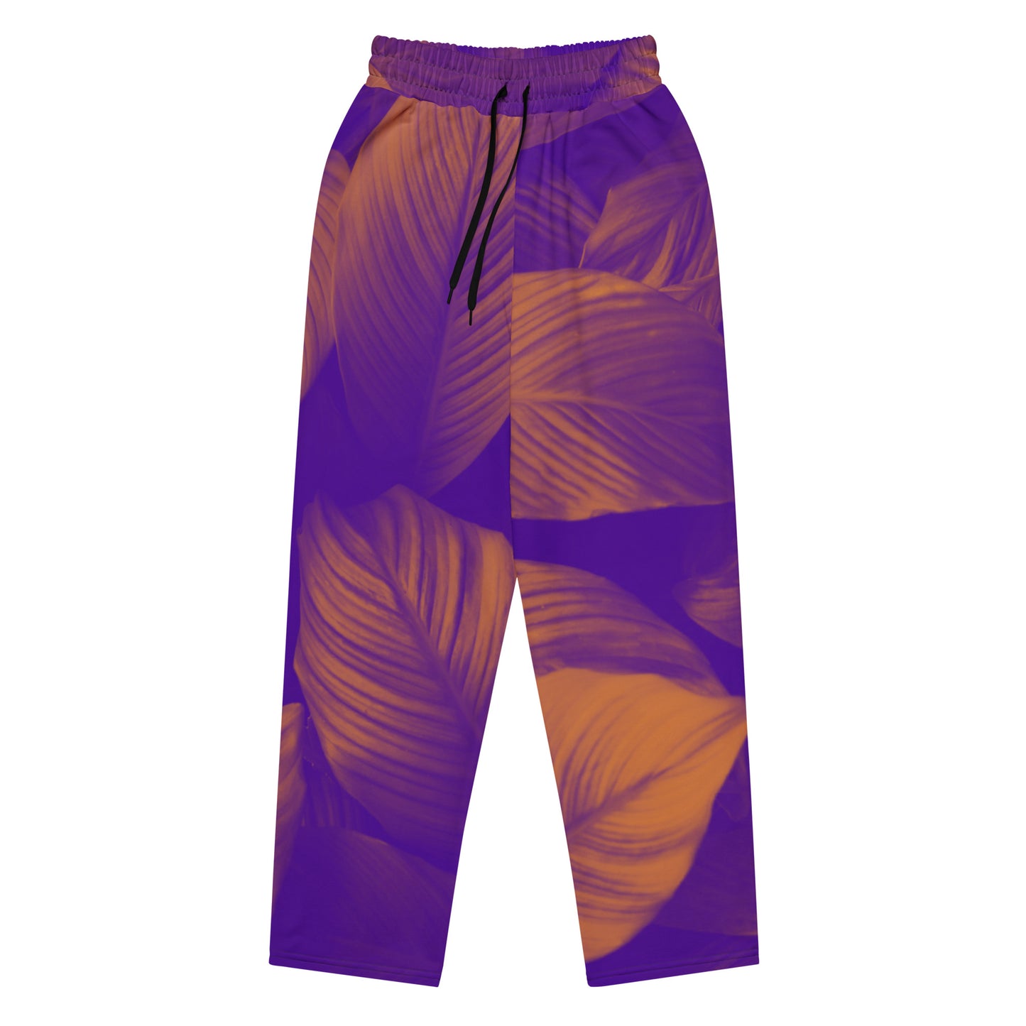 Sabre Violet Unisex Wide-leg Recycled Joggers - FLAKOUT