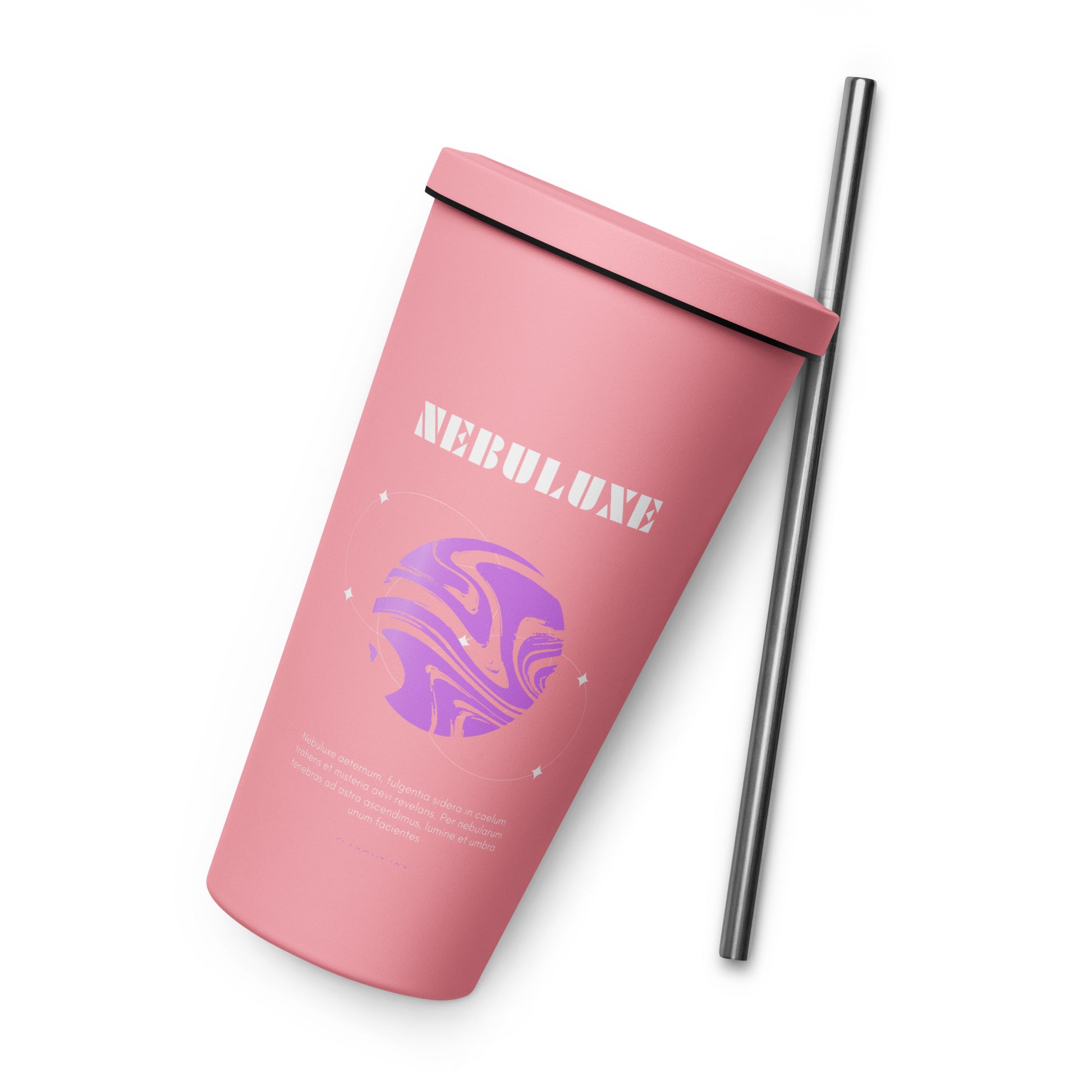 Nebuluxe Brilliance Insulated Tumbler With A Straw - FLAKOUT