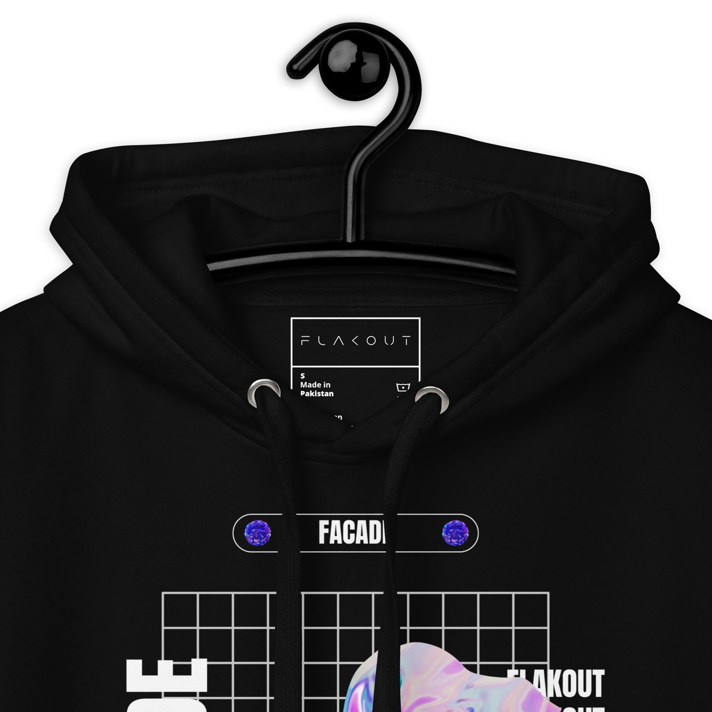 Facade Unisex Hoodie - FLAKOUT