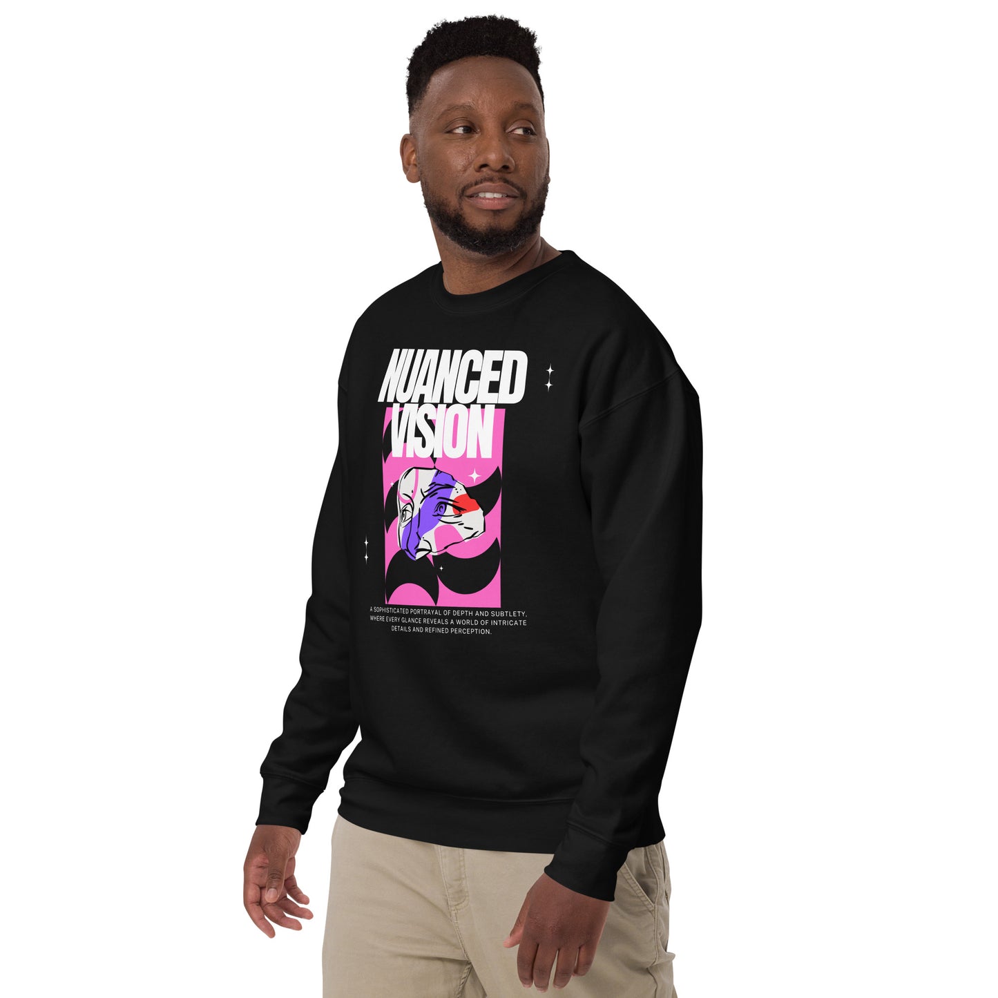 Nuanced Vision Unisex Fleece Sweatshirt - FLAKOUT