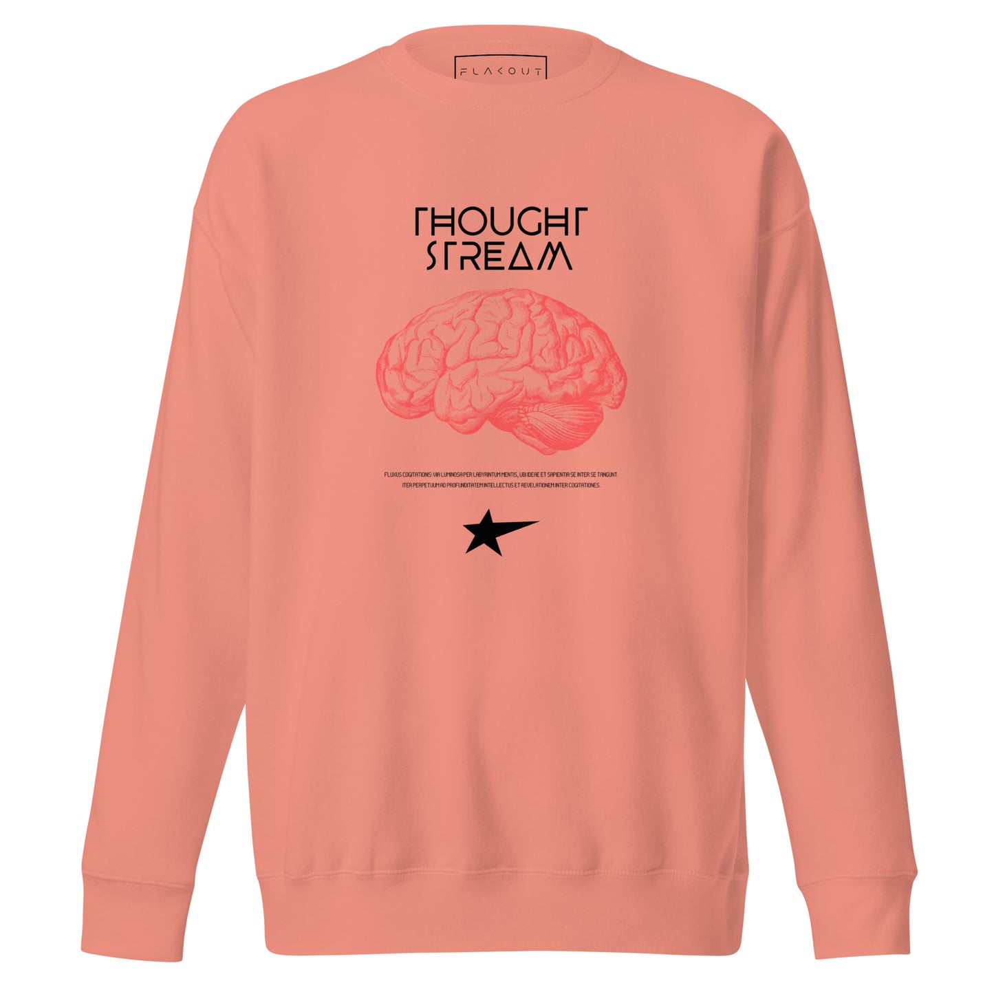 Thought Stream Unisex Fleece Sweatshirt - FLAKOUT