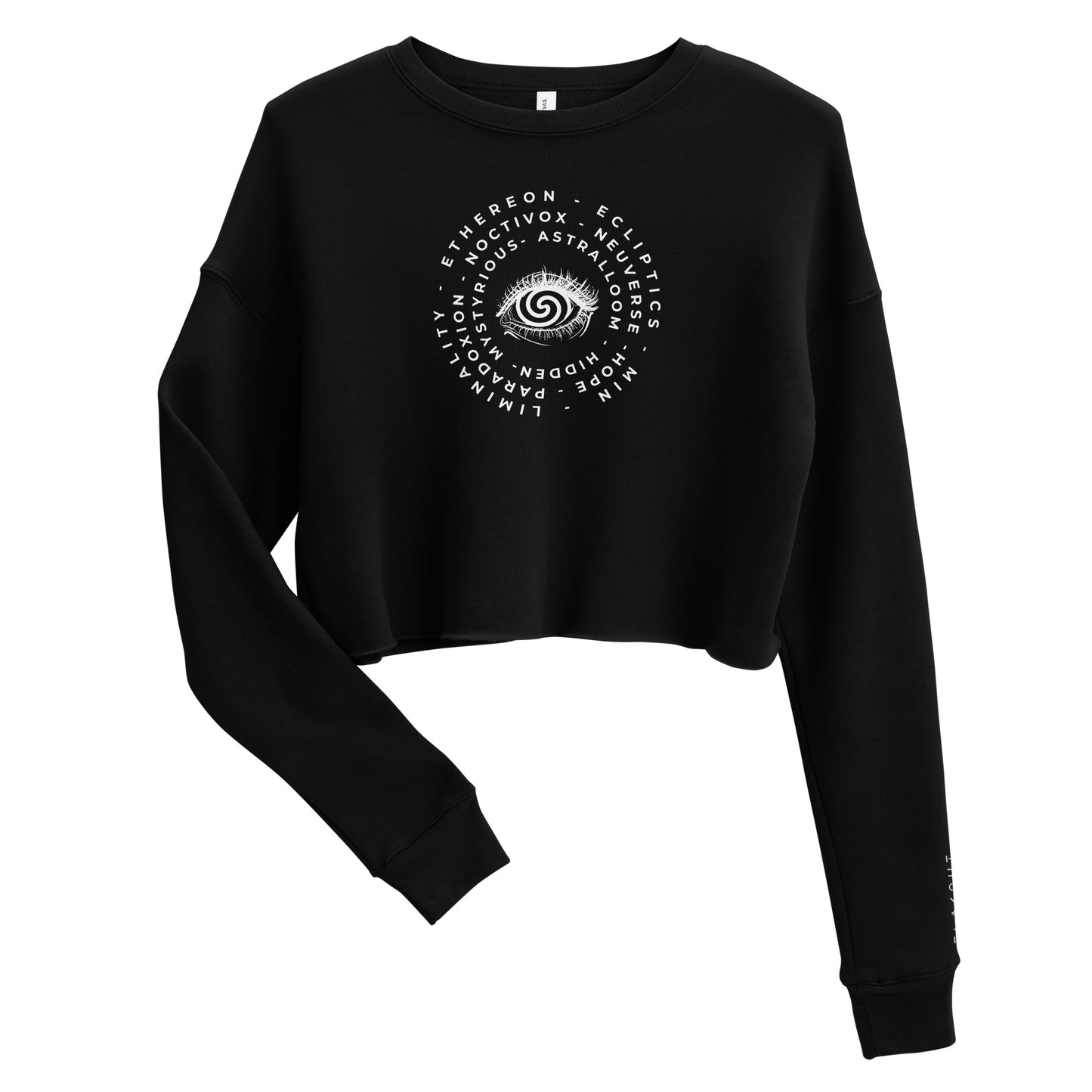 Hidden Truth Women's Crop Sweatshirt - FLAKOUT