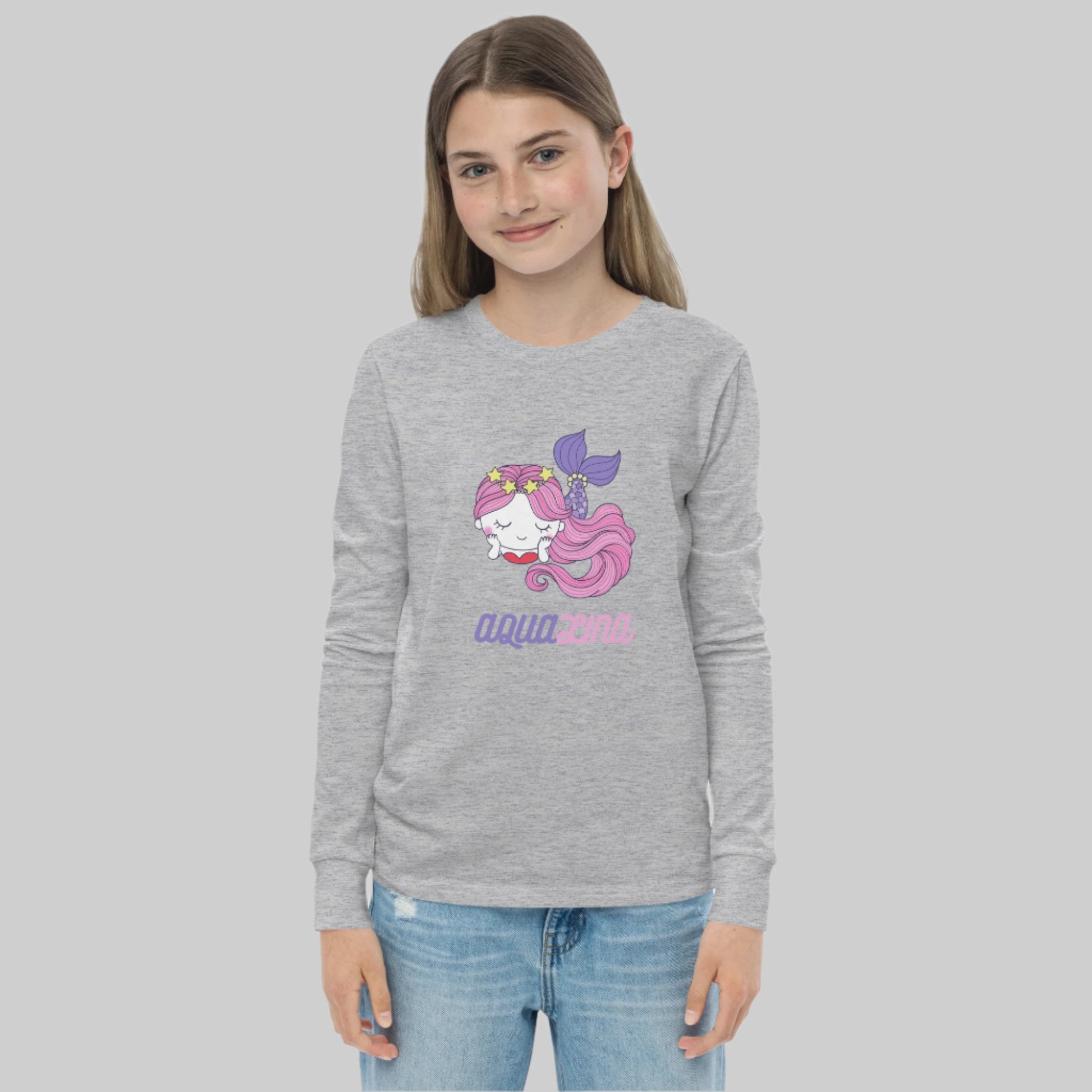 Aqualina Girl's Long Sleeve Tee - FLAKOUT