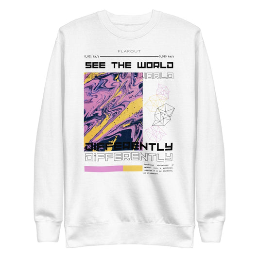 Divergent Horizon See The World Differently Sweatshirt - FLAKOUT