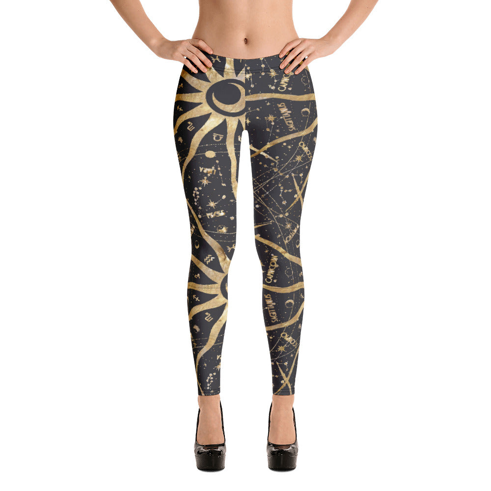 Women's Leggings Ancient Sun - FLAKOUT