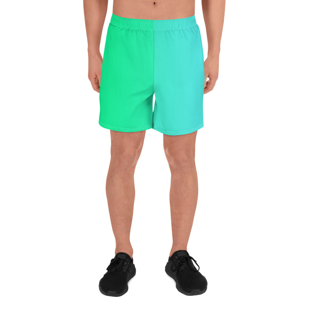 Breath Of Blue Men's Athletic Shorts - FLAKOUT